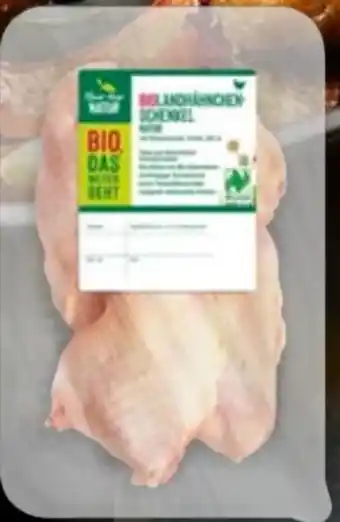 Aldi Süd Nur Natur Bio-Landhähnchen-Schenkel Angebot