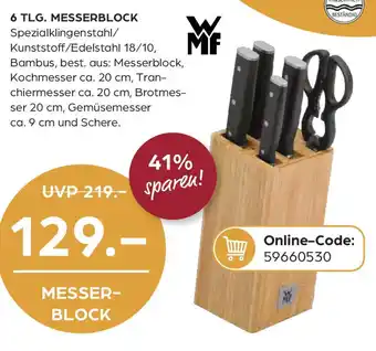 Möbel Buss WMF  6 tlg. messerblock Angebot