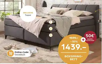 Möbel Buss Boxspring- bett Angebot