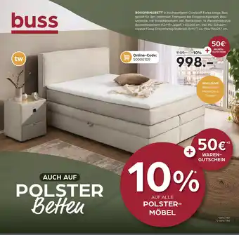 Möbel Buss Buss BOXSPRINGBETT Angebot