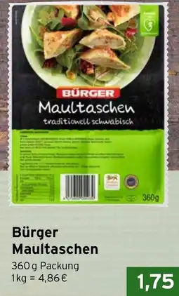 CAP Markt Bürger Maultaschen Angebot