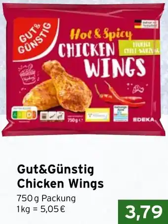 CAP Markt Gut&Günstig Chicken Wings Angebot