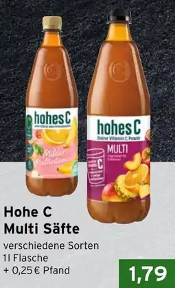 CAP Markt Hohe C Multi Säfte Angebot