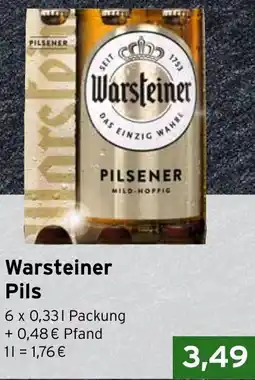 CAP Markt Warsteiner Pils Angebot