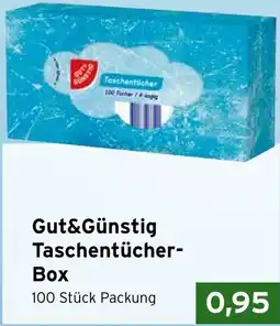 CAP Markt Gut&Günstig Taschentücher Box Angebot