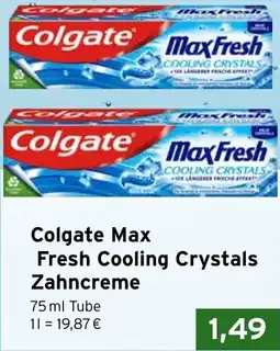 CAP Markt Colgate Max Fresh Cooling Crystals Zahncreme Angebot