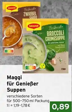 CAP Markt Maggi für Genießer Suppen Angebot