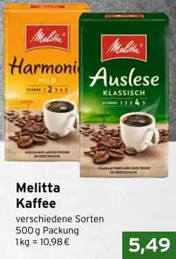 CAP Markt Melitta Kaffee Angebot