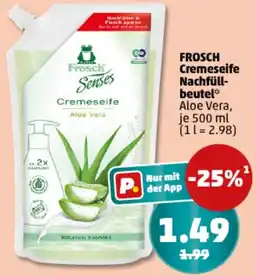 PENNY FROSCH Cremeseife Nachfüllbeutel Angebot