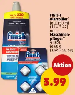 PENNY FINISH Klarspüler oder Maschinenpfleger Angebot