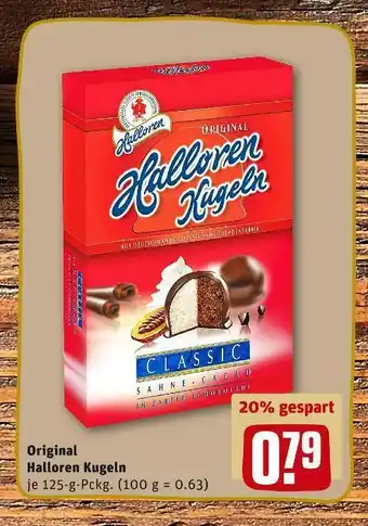 REWE Halloren original kugeln Angebot