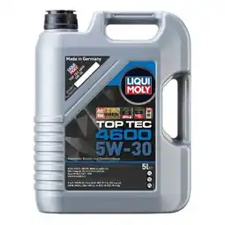 toom Baumarkt Liqui Moly Motorenöl Top Tec 4600 5W30 Angebot