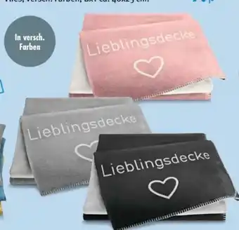 Trends Möbel biederlack Decke Lieblingsdecke Angebot