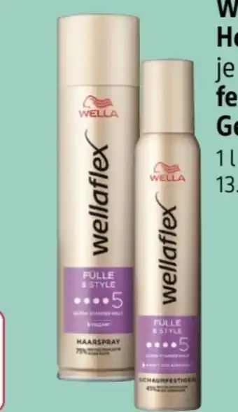 Rossmann Wella Wellaflex Fülle & Style Haarspray Angebot