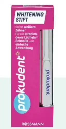 Rossmann Prokudent Whitening Stift Angebot