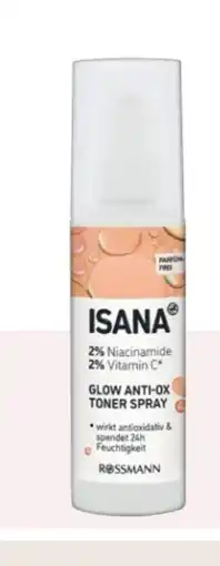 Rossmann Isana Glow Anti-Ox Toner Spray Angebot