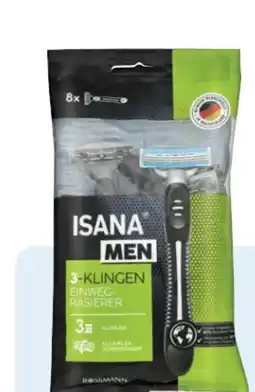 Rossmann Isana men 3-Klingen Einwegrasierer Angebot