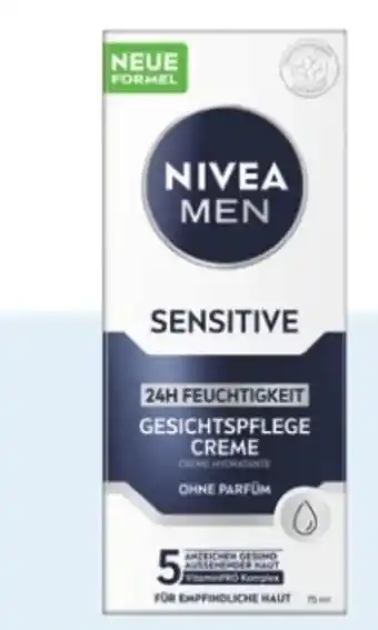 Rossmann Nivea For Men Gesichtspflegecreme Sensitive Angebot