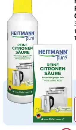 Rossmann Heitmann Pure Reine Citronensäure Angebot