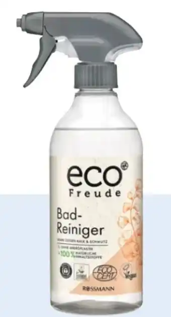 Rossmann Eco Freude Bad Reiniger Angebot