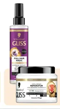 Rossmann Schwarzkopf Gliss Kur Express-Repair-Spülung Angebot