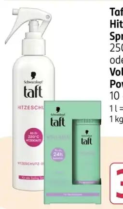 Rossmann Schwarzkopf Taft Hitzeschutz-Spray Angebot