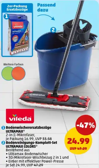 PENNY Vileda Bodenwischerersatzbezüge ULTRAMAX Angebot