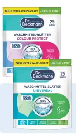 Rossmann Dr. Beckmann Magic Leaves Waschmittel-Blätter Angebot