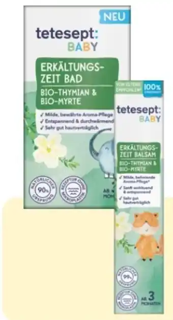 Rossmann Tetesept Baby Erkältungszeit Balsam Angebot