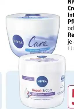 Rossmann Nivea Creme Care Intensive Pflege Angebot