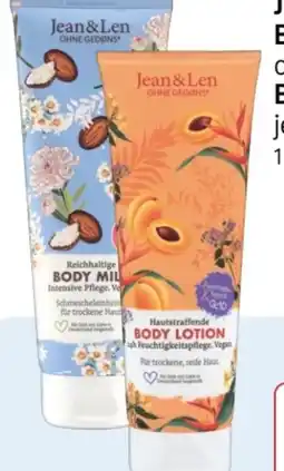 Rossmann Jean & Len Body milk Angebot