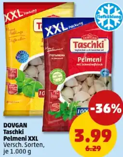 PENNY DOVGAN Taschki Pelmeni XXL Angebot