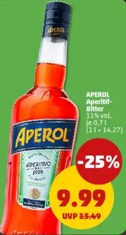 PENNY APEROL Aperitif Bitter Angebot