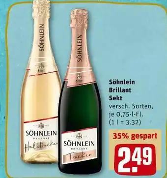 REWE Söhnlein brillant sekt Angebot