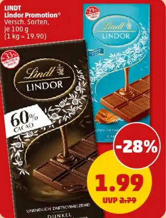 PENNY LINDT Lindor Promotion Angebot