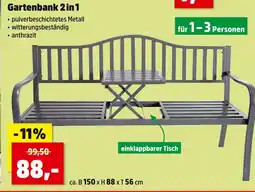 Thomas Philipps Gartenbank 2 in 1 Angebot