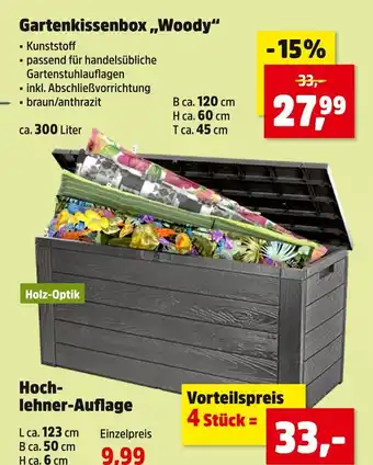 Thomas Philipps Gartenkissenbox woody Angebot