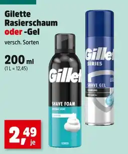 Thomas Philipps Gillette rasierschaum oder -gel Angebot