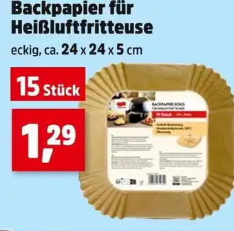 Thomas Philipps Backpapier für heißluftfritteuse Angebot