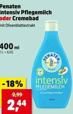 Thomas Philipps Penaten intensiv pflegemilch oder cremebad Angebot