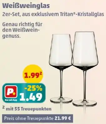 PENNY Weißweinglas Angebot