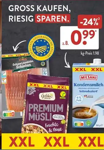 Aldi Süd Milsani kondensmilch Angebot