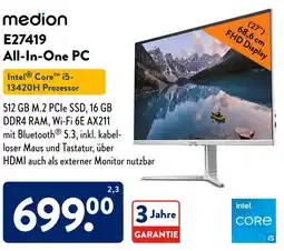 Aldi Süd Medion e27419 all-in-one pc Angebot