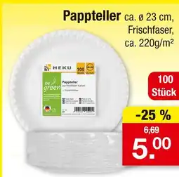 Zimmermann Heku pappteller Angebot