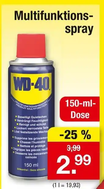 Zimmermann Wd-40 multifunktionsspray Angebot