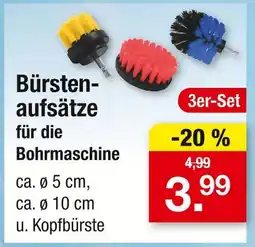 Zimmermann Bürstenaufsätze für die bohrmaschine Angebot