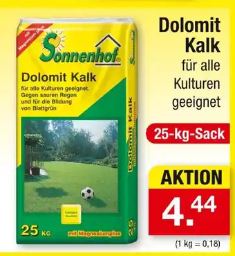 Zimmermann Sonnenhof dolomit kalk Angebot