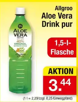 Zimmermann Allgroo aloe vera drink pur Angebot