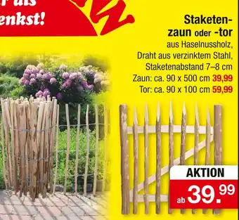 Zimmermann Staketenzaun oder -tor Angebot