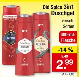 Zimmermann Old spice 3in1 duschgel Angebot